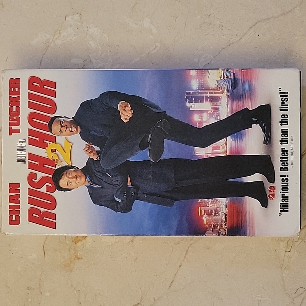 New Line Home Entertainment Rush Hour 2 VHS Tape